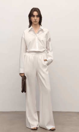 "Heart's Desire" high - end high - density nylon cotton drapes stylish all - match silhouette shirt - variant_title