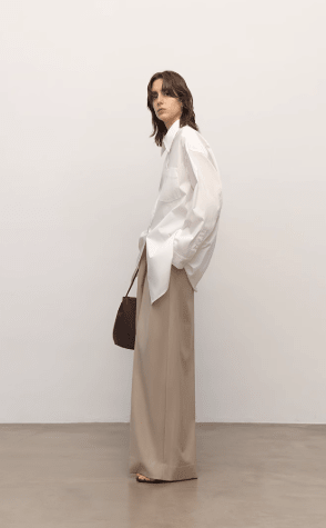"Heart's Desire" high - end high - density nylon cotton drapes stylish all - match silhouette shirt - variant_title
