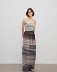 Heavy High - density Silk Luxury High - end Skirt for Women"Above the Flying Clouds" - variant_title