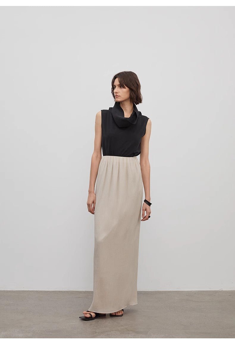 Heavy High - density Silk Luxury High - end Skirt for Women"Above the Flying Clouds" - variant_title