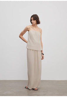 Heavy High - density Silk Luxury High - end Skirt for Women"Above the Flying Clouds" - variant_title