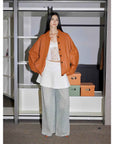 Heavy Wash Waxed Sheepskin Jacket Genuine Leather Outerwear "Sydney Reincarnation" - variant_title