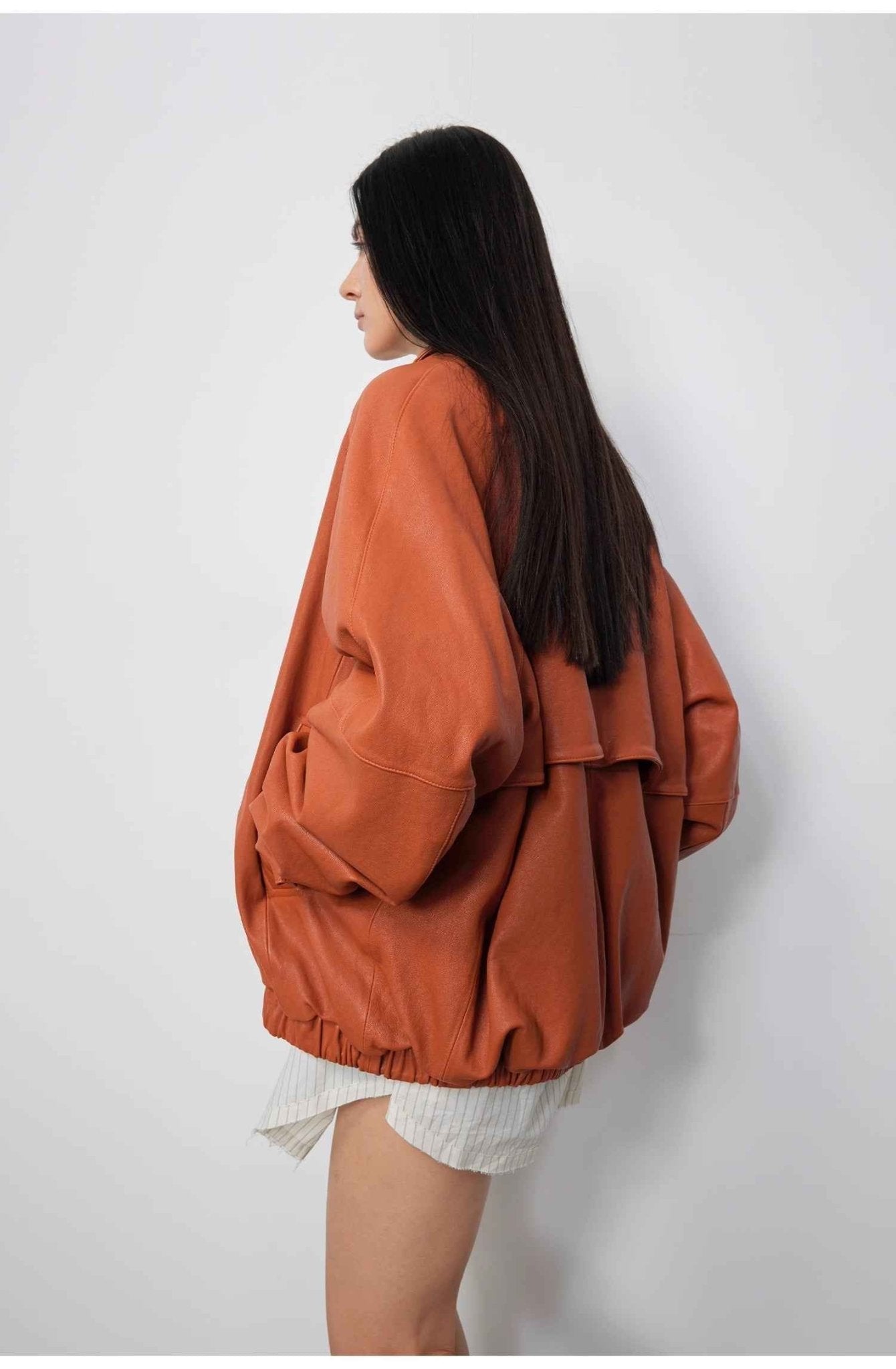 Heavy Wash Waxed Sheepskin Jacket Genuine Leather Outerwear "Sydney Reincarnation" - variant_title