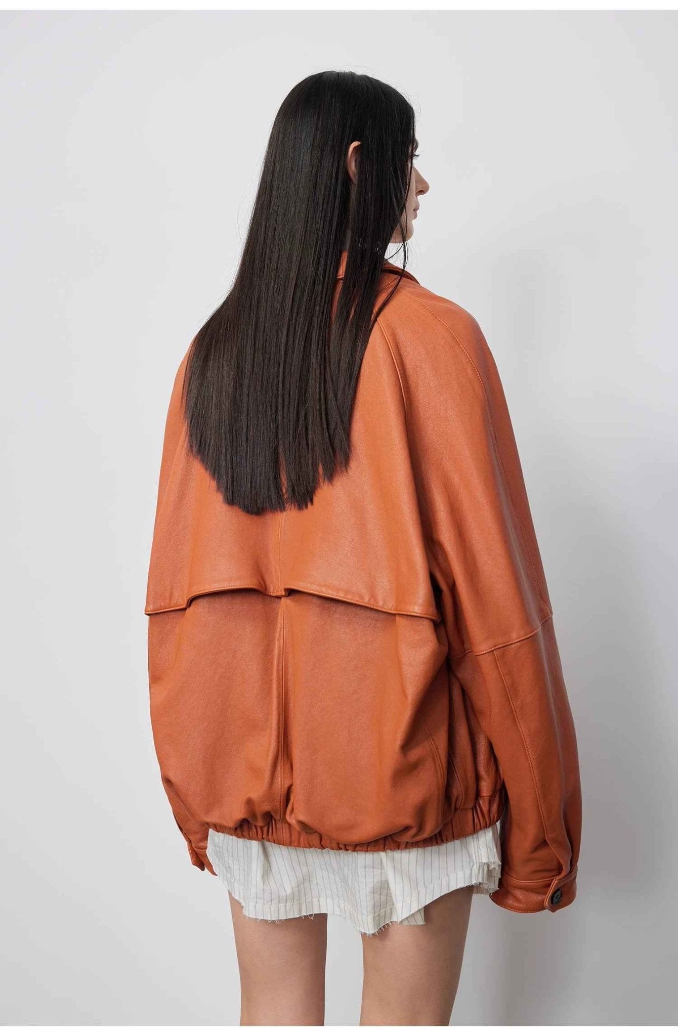 Heavy Wash Waxed Sheepskin Jacket Genuine Leather Outerwear "Sydney Reincarnation" - variant_title