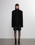 Heavy wool wool edged exquisite high - end small fragrant style jacket for women - variant_title