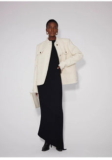 Heavy wool wool edged exquisite high - end small fragrant style jacket for women - variant_title