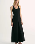 High Density Modal Mulberry Silk Insert U - neck Vest Dress"Simple Love" - variant_title