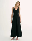 High Density Modal Mulberry Silk Insert U - neck Vest Dress"Simple Love" - variant_title