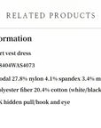 High Density Modal Mulberry Silk Insert U - neck Vest Dress"Simple Love" - variant_title