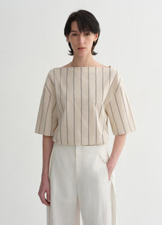High - intelligence, relaxed, simple, high - quality, long - staple cotton, short - sleeved shirt for women - variant_title