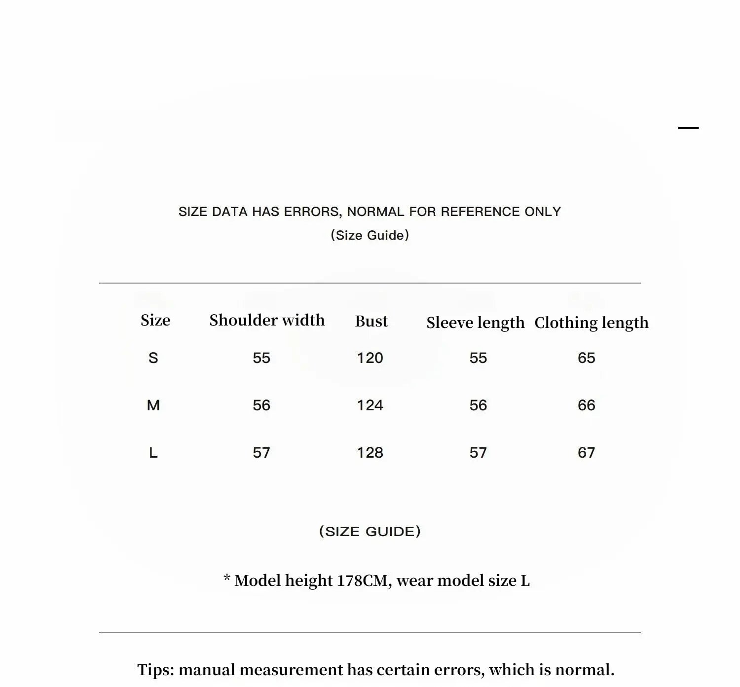 Women's hooded Merino shearling jacket size guide