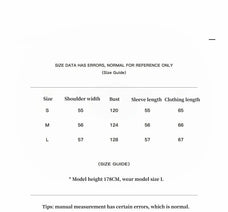 Women's hooded Merino shearling jacket size guide