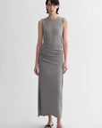 Ice silk wool blend dress with adjustable waistline, hip - flattering design, slim fit for a figure - slimming effect - variant_title