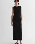 Ice silk wool blend dress with adjustable waistline, hip - flattering design, slim fit for a figure - slimming effect - variant_title
