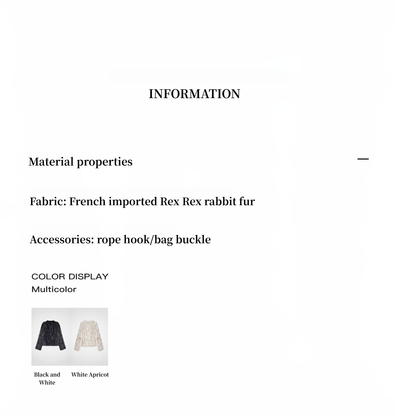 "Inspiration Glimpse" lapel double - breasted loose woven Rex rabbit fur coat for women in winter - variant_title