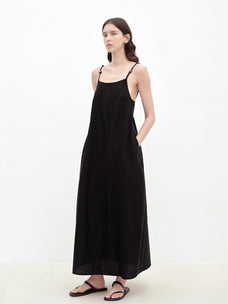 "Island Walk" Cotton Beaded Sling Dress - variant_title