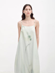 "Island Walk" Cotton Beaded Sling Dress - variant_title