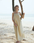 "Island Walk" Cotton Beaded Sling Dress - variant_title