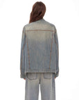 "Kamen Rider" Stylish and Versatile Vintage Handcrafted Distressed Reversible Denim Jacket - variant_title