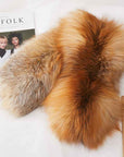 Kopenhagen Auction House Grade Whole Red Fox Fur Magnetic Buckle Scarf - variant_title