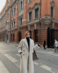 "Korean Drama Ace" Merino mid - length sheepskin coat - variant_title