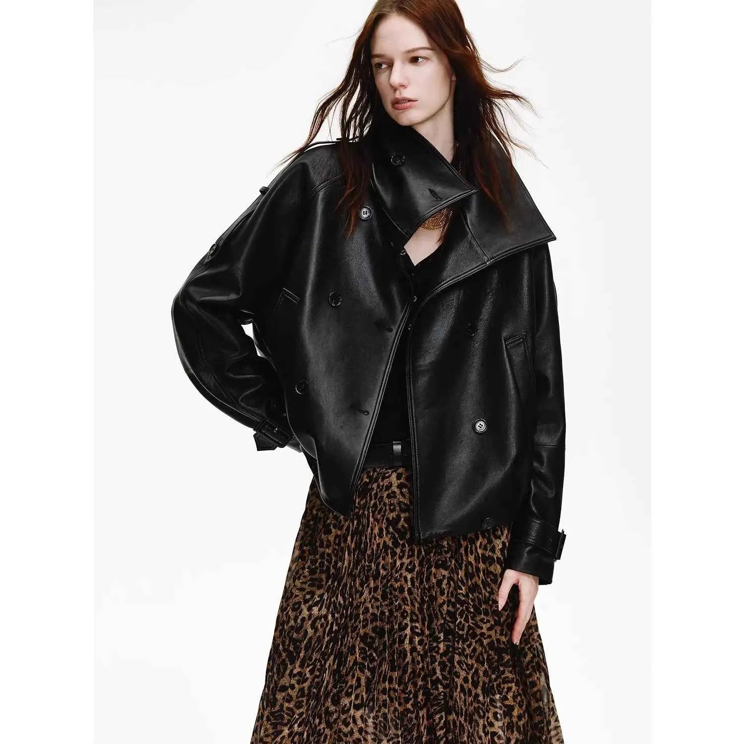 Leather jacket support guide image