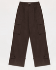 "Leisure First" Personalized three - dimensional large patch pocket straight wide - leg work trousers - variant_title