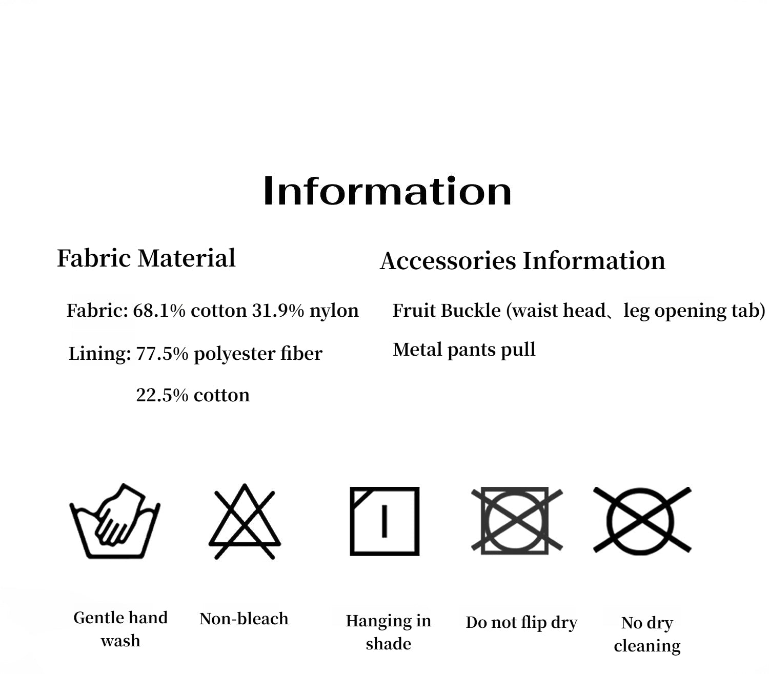 "Leisure First" Personalized three - dimensional large patch pocket straight wide - leg work trousers - variant_title