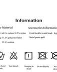 "Leisure First" Personalized three - dimensional large patch pocket straight wide - leg work trousers - variant_title