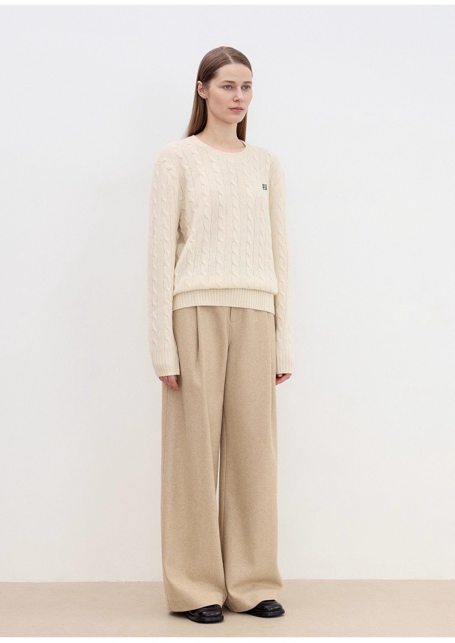 "Leisure Moments" classic low - waisted loose casual straight pants exquisite fashion sense casual pants for women - variant_title