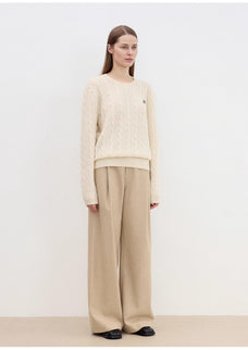 "Leisure Moments" classic low - waisted loose casual straight pants exquisite fashion sense casual pants for women - variant_title