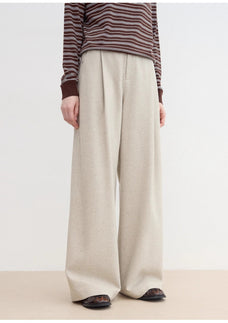 "Leisure Moments" classic low - waisted loose casual straight pants exquisite fashion sense casual pants for women - variant_title