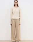 "Leisure Moments" classic low - waisted loose casual straight pants exquisite fashion sense casual pants for women - variant_title