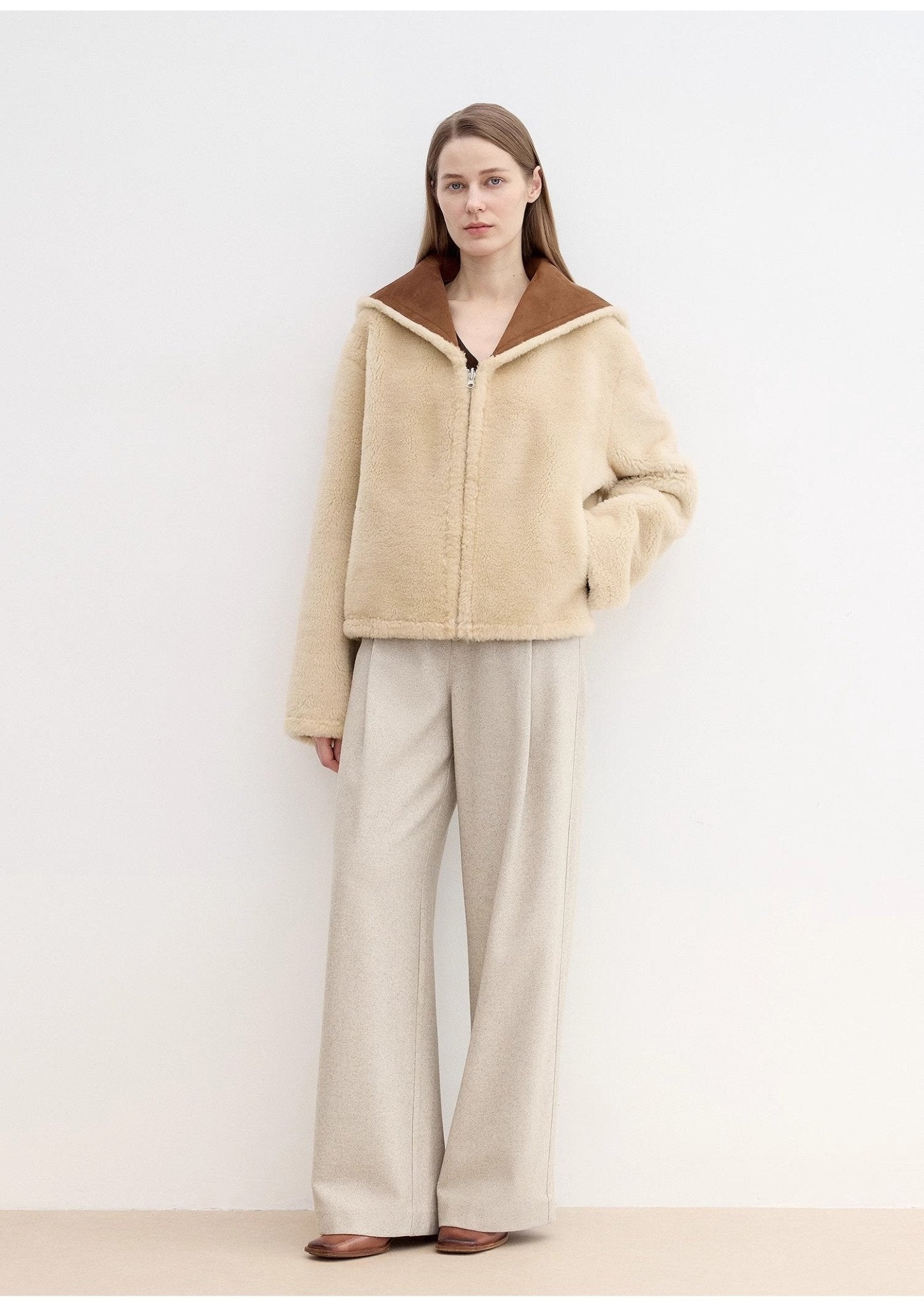 "Leisure Moments" classic low - waisted loose casual straight pants exquisite fashion sense casual pants for women - variant_title