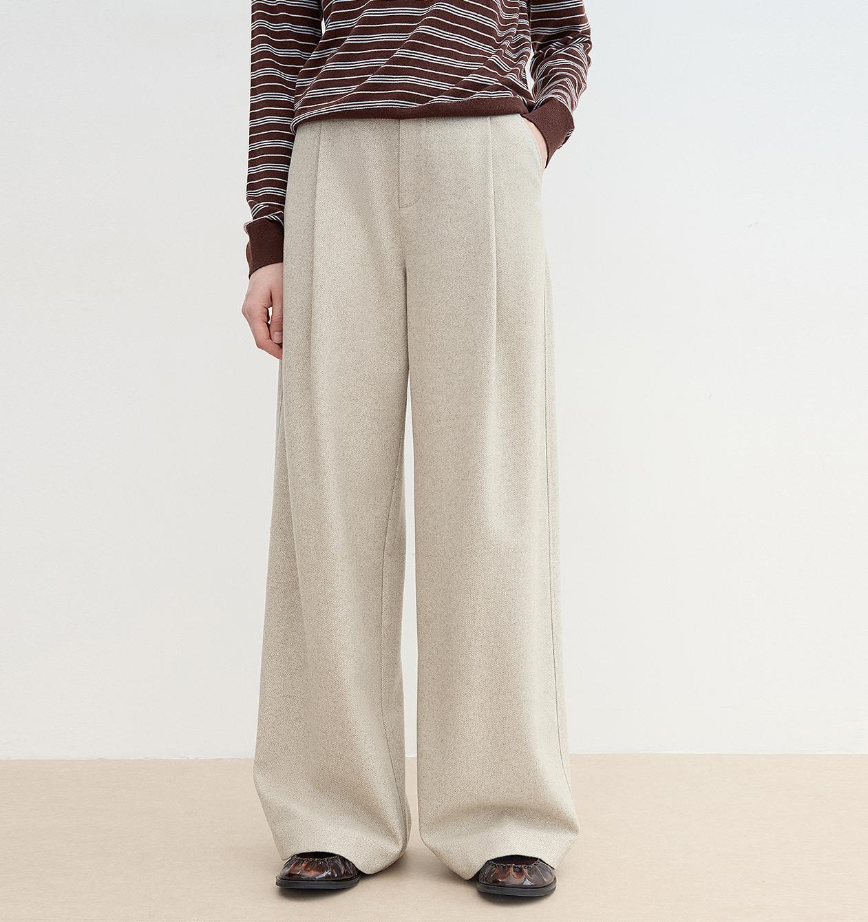 "Leisure Moments" classic low - waisted loose casual straight pants exquisite fashion sense casual pants for women - variant_title