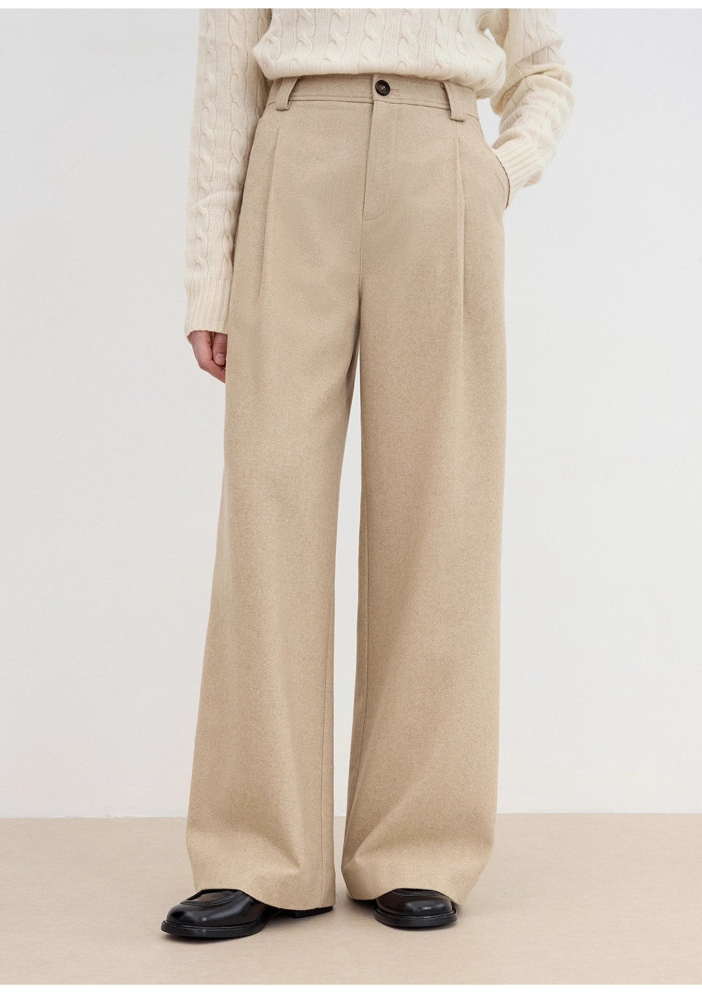 "Leisure Moments" classic low - waisted loose casual straight pants exquisite fashion sense casual pants for women - variant_title
