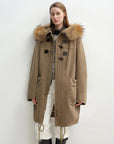 Letrans Women's Down Parka with Detachable Raccoon Fur Collar & 90% Goose Down "Muye Kingdom" - variant_title