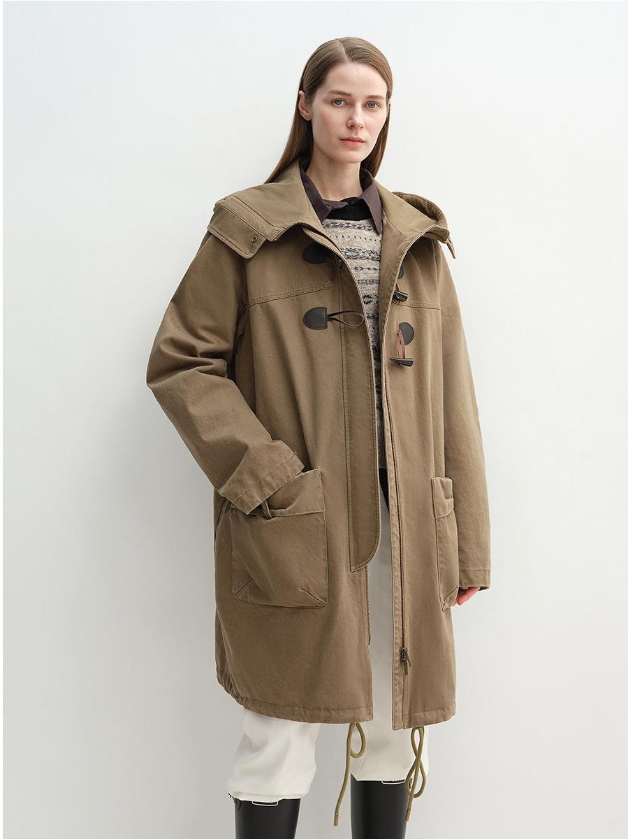 Raccoon fur trim parka reference for comparing utility care needs