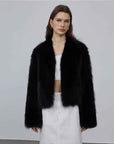 Letrans Women's Short Fox Fur & Leather Coat "Free Spirit Collection" - variant_title