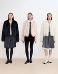 Letrans Women's Short Fox Fur & Leather Coat "Free Spirit Collection" - variant_title