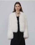 Letrans Women's Short Fox Fur & Leather Coat "Free Spirit Collection" - variant_title