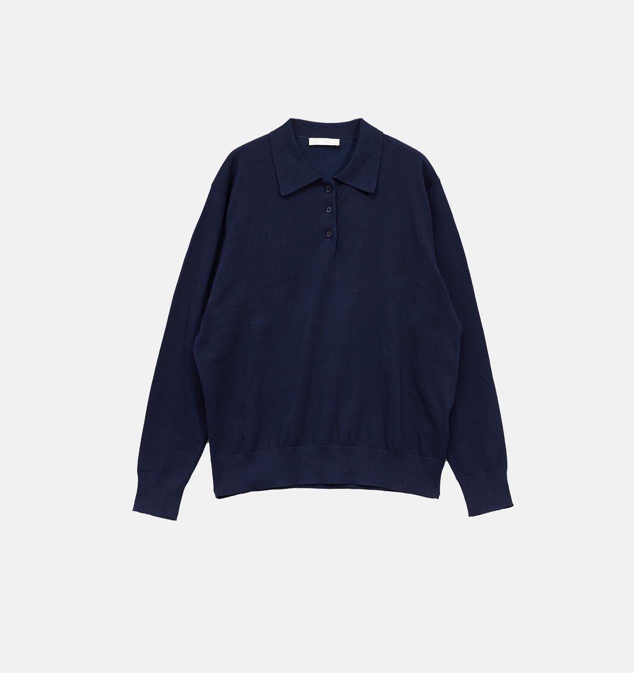 "Library Diary" Machine Washable Premium Wool Women's Polo Neck Loose Top - variant_title