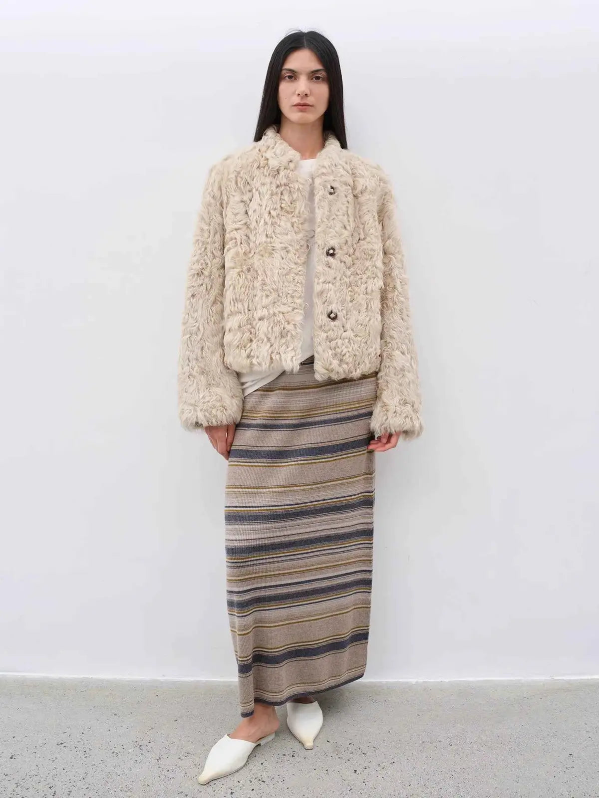 Little Bear New Zealand wool sheepskin coat product image 08