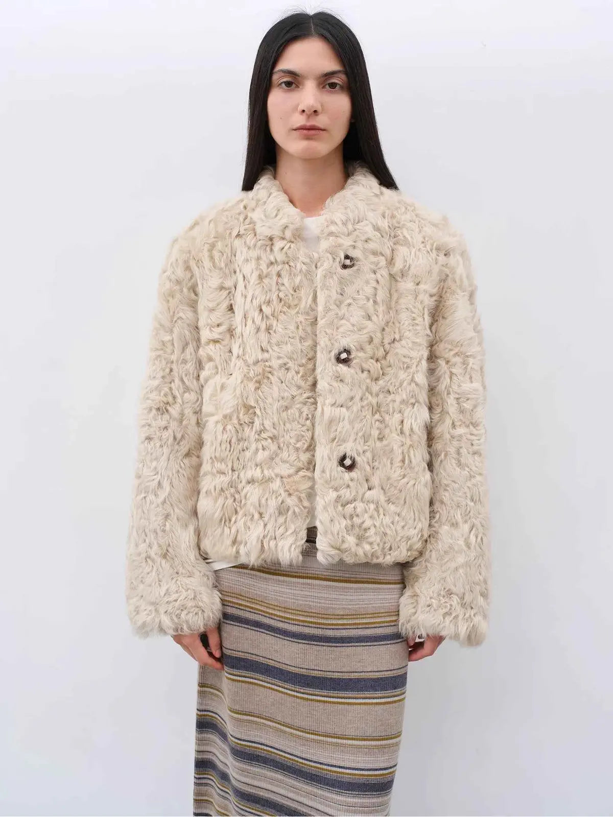 Little Bear New Zealand wool sheepskin coat product image 10