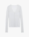 "Long Island Vacation" wool blend V - neck straight shoulder knitted cardigan spring - variant_title