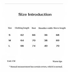 Firelady Fur Long Island Vacation V-neck wool blend cardigan size chart