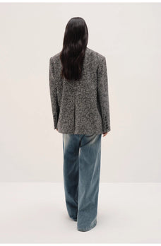 "Long Night Meteor" Limited Edition Italian Imported Yarn Fashionable Chanel Style Tweed Suit Jacket - variant_title