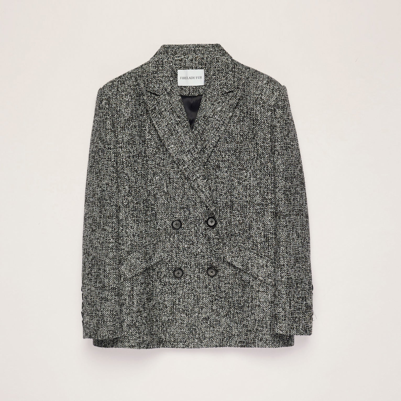 "Long Night Meteor" Limited Edition Italian Imported Yarn Fashionable Chanel Style Tweed Suit Jacket - variant_title