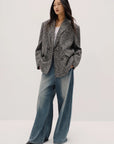 "Long Night Meteor" Limited Edition Italian Imported Yarn Fashionable Chanel Style Tweed Suit Jacket - variant_title
