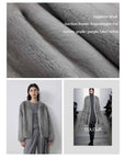 Louvre II Imported Simple Whole Mink Short Coat - variant_title